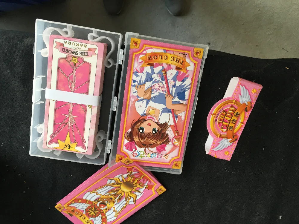 Новинка японское аниме картcaptor карты с Сакурой Sakura card captor Magic Clow игральные Таро