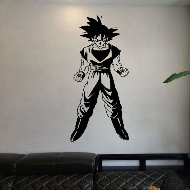 Dragon Ball Z Goku Аниме Манга Декор Настенная роспись виниловый стикер, P2064