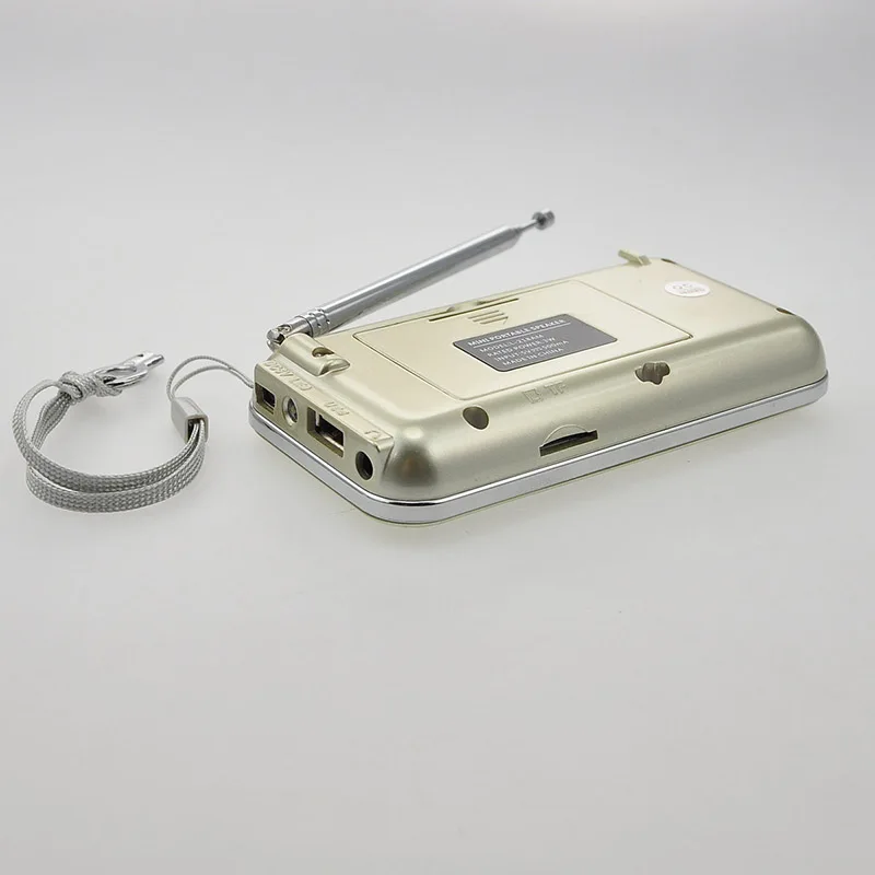 Мини L 218 цифровой ЖК дисплей MP3 радио Динамик плеер Поддержка карты памяти USB с