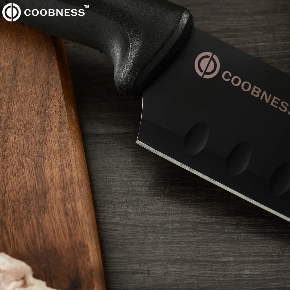 COOBNESS кухонные ножи профессиональный шеф повар сантоку для овощей резки предметы