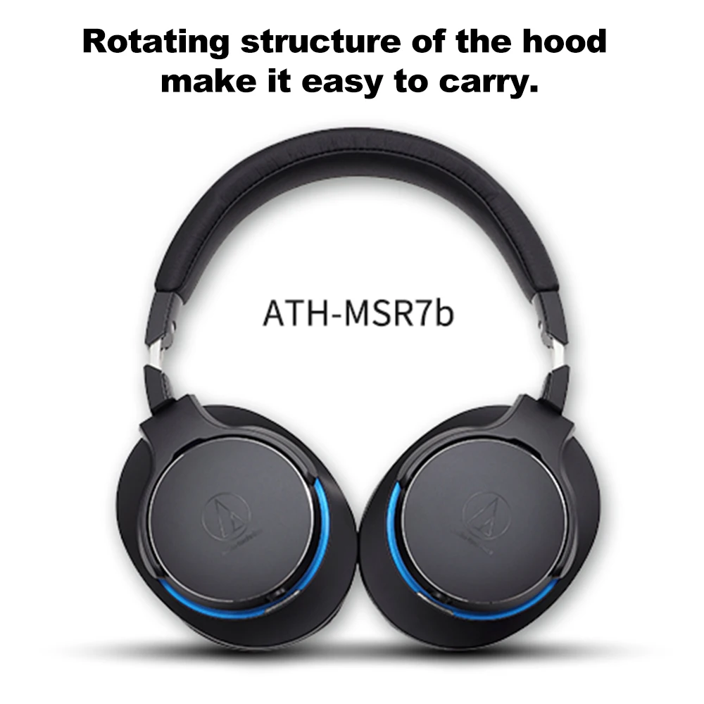Audio-Technica ATH-MSR7b через наушники-вкладыши гарнитура Музыка Наушники Hi-Fi закрытые динамический профессиональный наушники с микрофоном