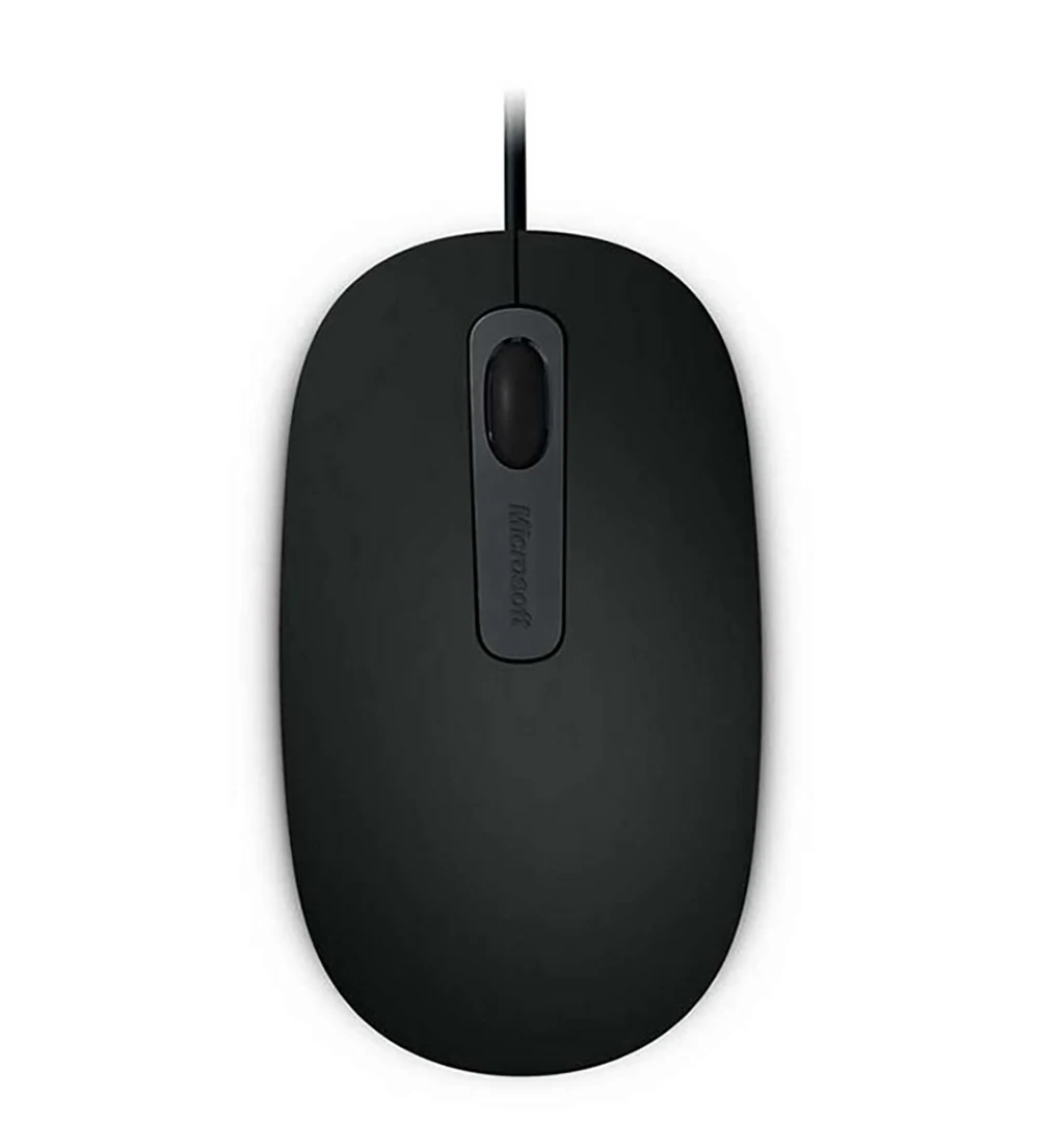 Черный Оригинальная оптическая проводная мышь microsoft 100, USB 2,0, модная офисная умная мышь 1000 dpi для ноутбука, технология Bluetrack, бесшумная мышь - Цвет: Черный