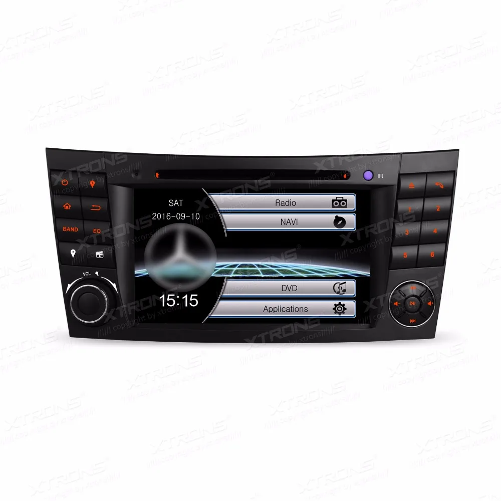 Автомагнитола XTRONS для Mercedes Benz E Class W211 E200 E220 E240 E270 E280 2002 2008 7 дюймов 2 din с DVD плеером GPS