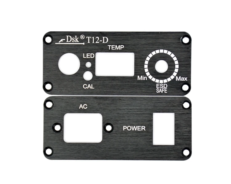YIMAKER T12 Цифровой паяльник станция алюминиевый корпус чехол с питанием IEC розетка переключатель для diy