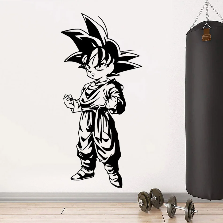 

Vinyl Wall Decals Anime Characters Classic Wall Sticker Cartoon Anime Poster Mural Boys Children Cute Room Decor W521