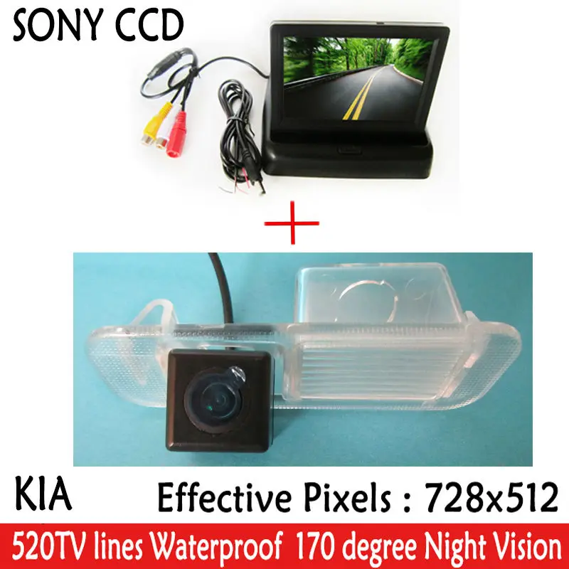 Автомобильные аксессуары Paking HD Revere SONY CCD Автомобильная камера заднего вида с 4 3