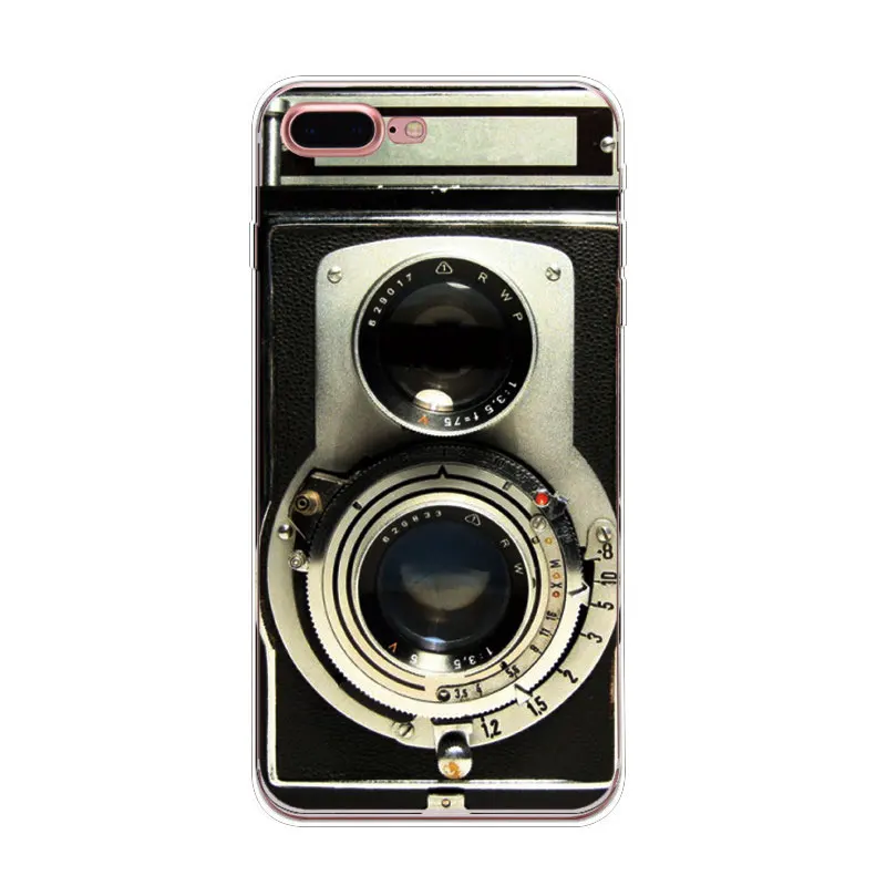 Thinfoyo Камера Клейкие ленты Pattern Телефон чехол для iPhone 5 5S SE 6 S плюс 7 Plus 8 X ультра