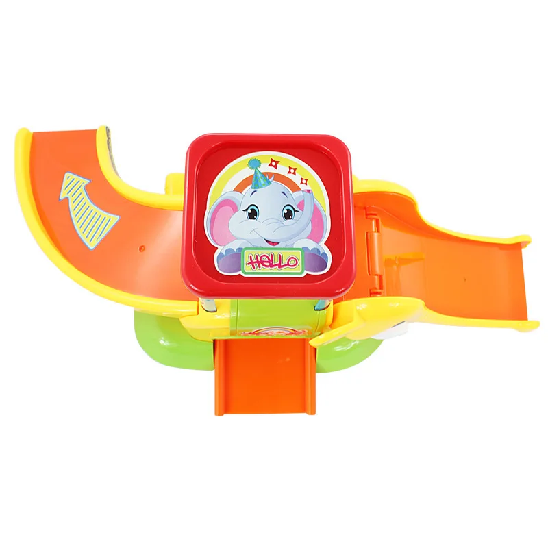 Слон парковка детские игрушки головоломка мультфильм трек дом костюм сборка