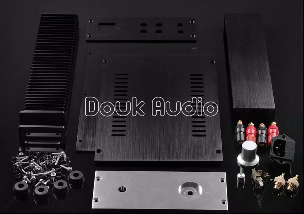 Nobsound мини алюминиевый корпус усилителя корпуса DIY чехол HiFi с ручкой|Усилители