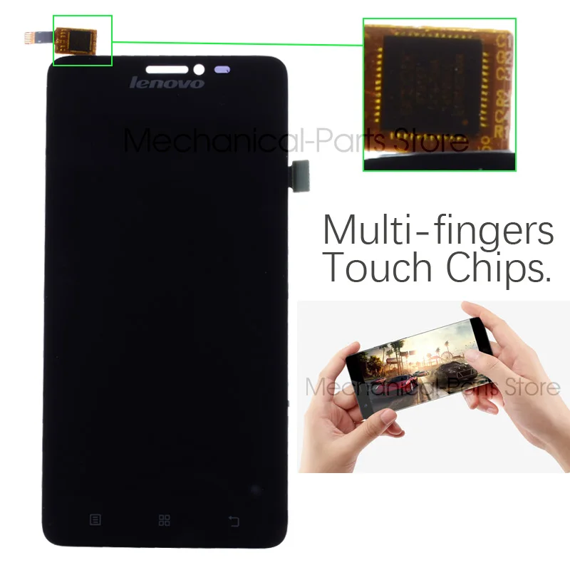 NEW 1280x720 5.0'' TFT LCD For LENOVO S850 Display Touch Screen Digitizer Replacement Parts S850T | Мобильные телефоны и