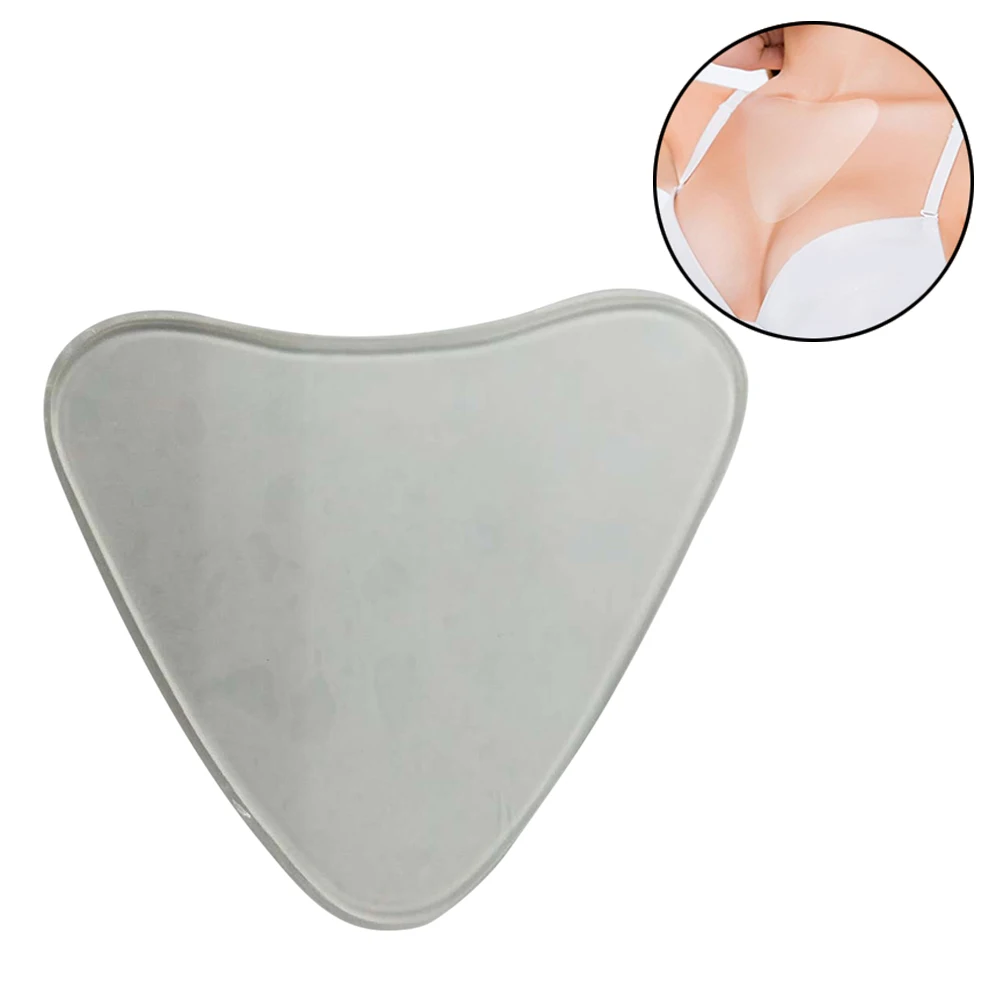

Fashion Anti-Wrinkle Chest Silicone Convenient Durable Reusable Pad Transparent