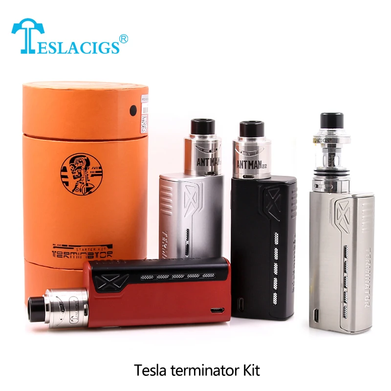 Оригинальный Тесла Терминатор комплект с Терминатором танк или Antman 22 RDA Vape