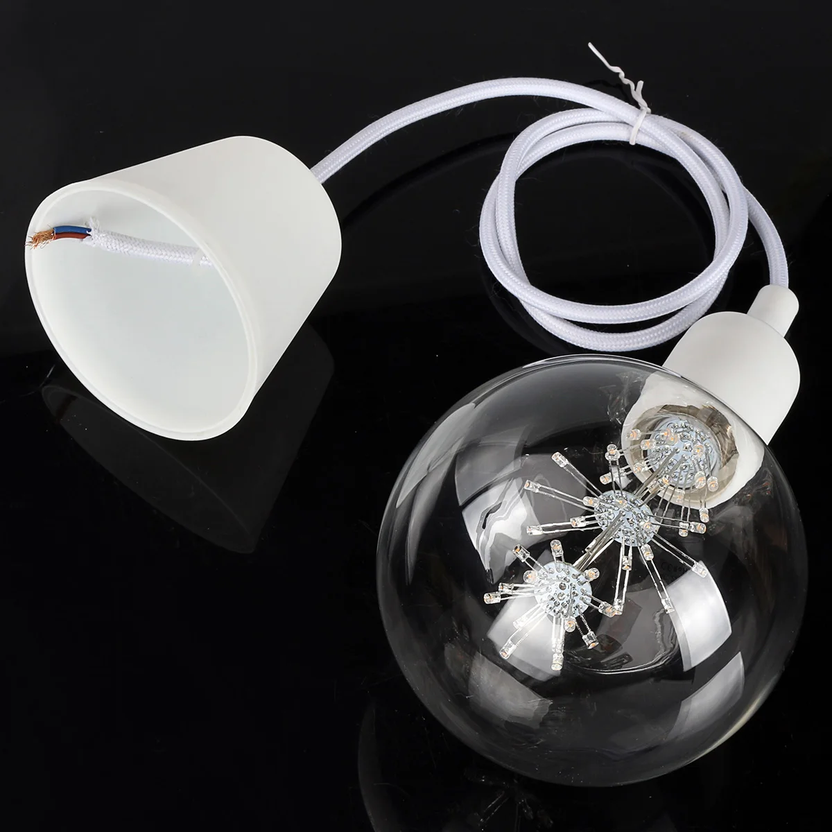 Ретро LED E27 3 Вт 220 В Светодиодная лампа Эдисона теплая желтая винтажная COB