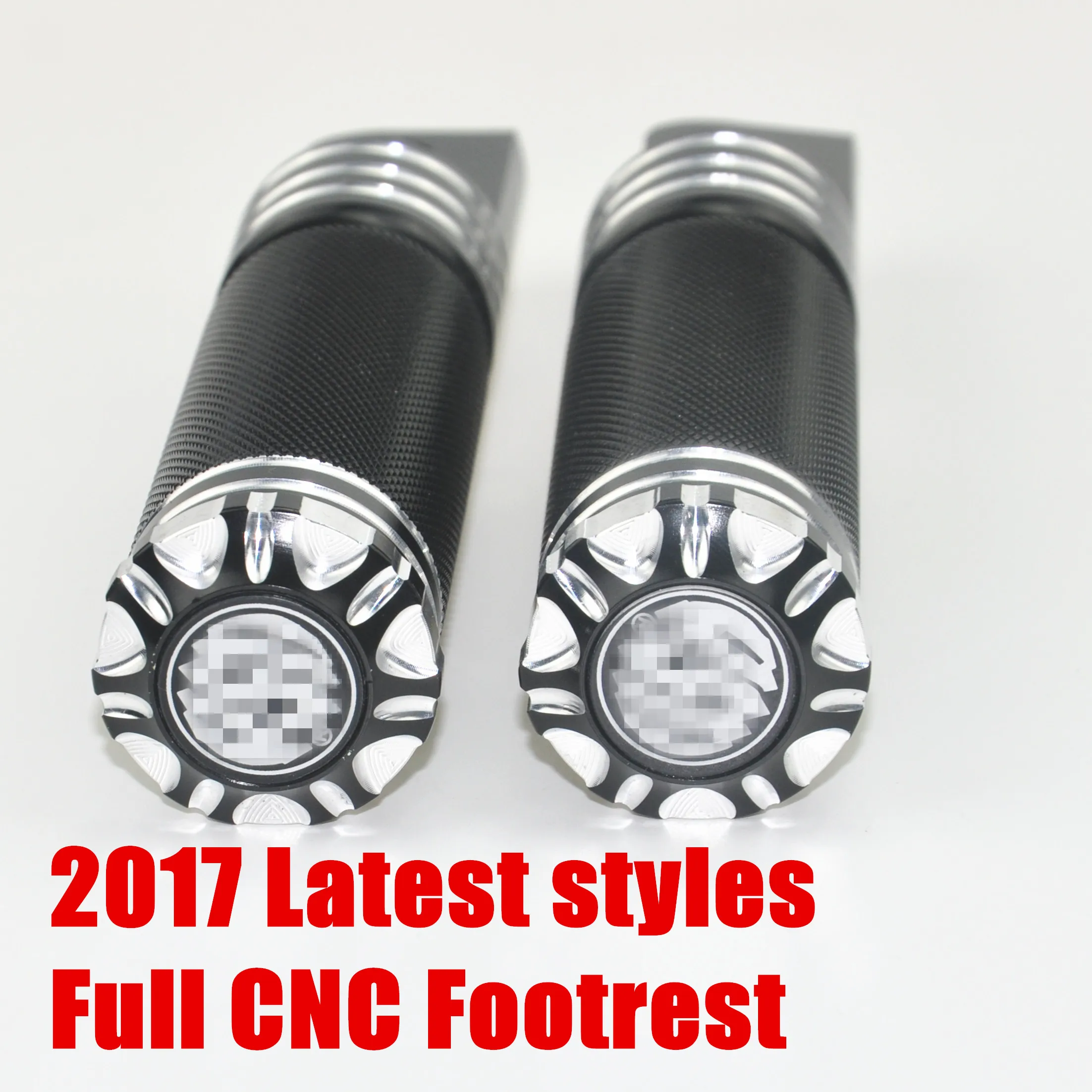 

2017 Latest Product Black Full CNC Footrest Foot Peg fit for Harley Sportster Touring Dyna Softail Cafe Racer