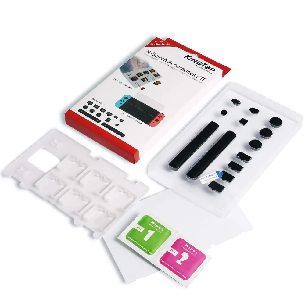 14 в 1 NS Пыленепроницаемый Чехол с сетчатой пробкой Набор для Nintendo Switch аксессуары