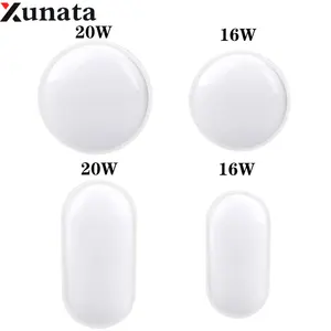 LED Влагостойкий Настенный Светильник 16 Вт 20 Вт Круглый  Овальный СВЕТОДИОДНЫЙ Потолочный Светильник IP65 Водонепроницаемый AC85-265V Ванная Комната Открытый Сад Двор Лампы