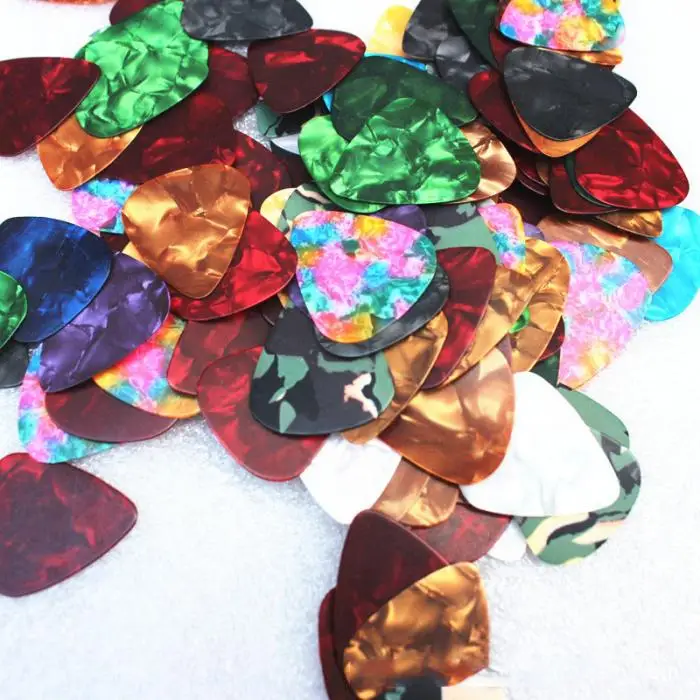 10/20 шт Новые акустические палочки s Plectrum целлюлоидные электрические гладкие гитарные палочки аксессуары 0,46 мм 0,71 мм 0,96 мм ZJ55