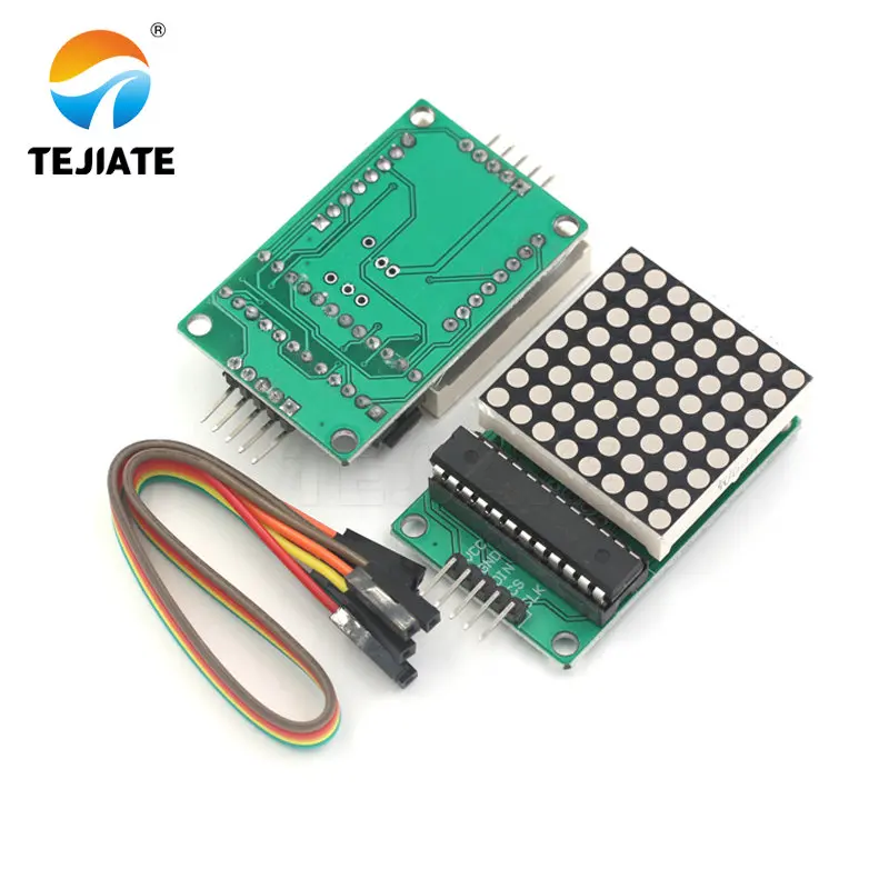 Модуль точечной матрицы MAX7219 для Arduino устройство управления микроконтролем 4 в