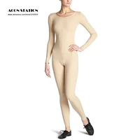 new nude zentai slim fit spandex jumpsuit for women rush ordersame day shipping