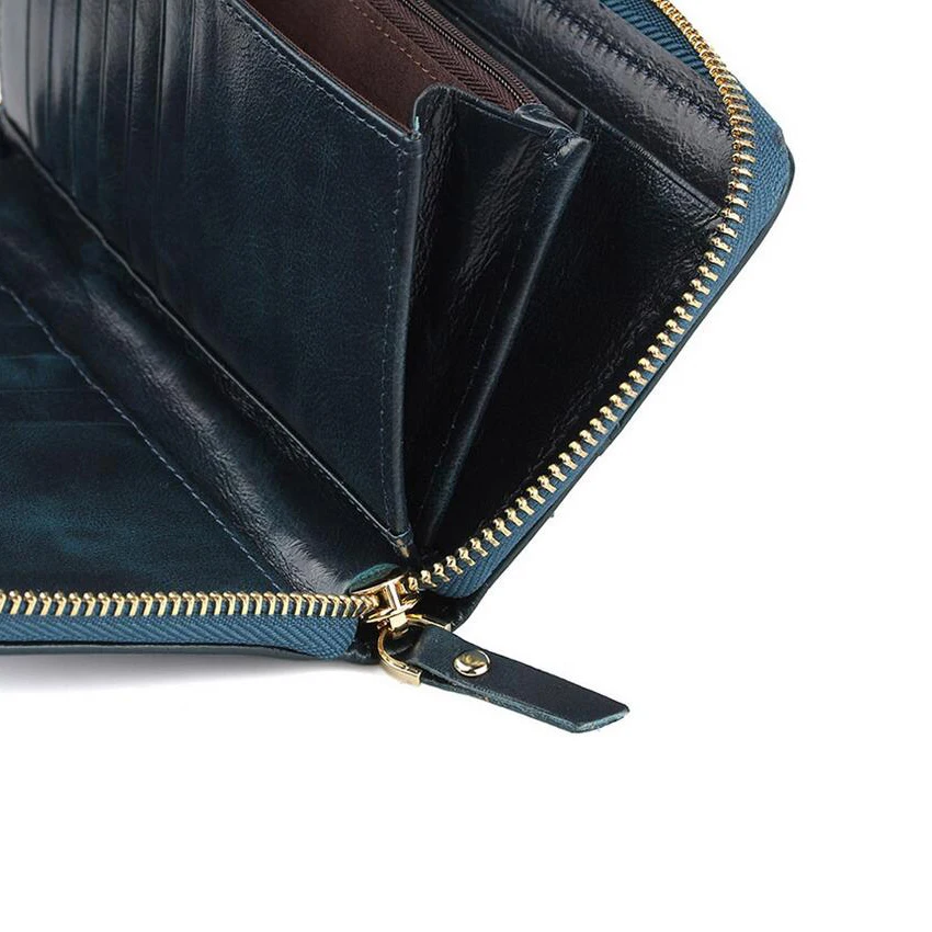 YUBIRD Brand Fashion Women Purse Patchwork Genuine Leather Ladies Clutch Vintage Long Wallet Luxury Designer Gift | Багаж и сумки