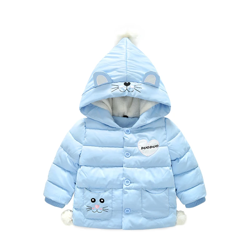 Новый корейский вариант для девочек милый кот Новогодние товары с Капюшоном