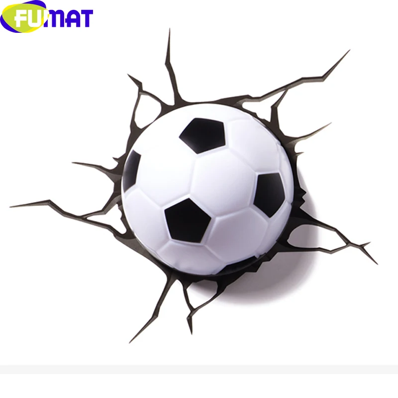 Фумат 3D футбол настенный светильник декоративный креативный Coupe du monde подарки