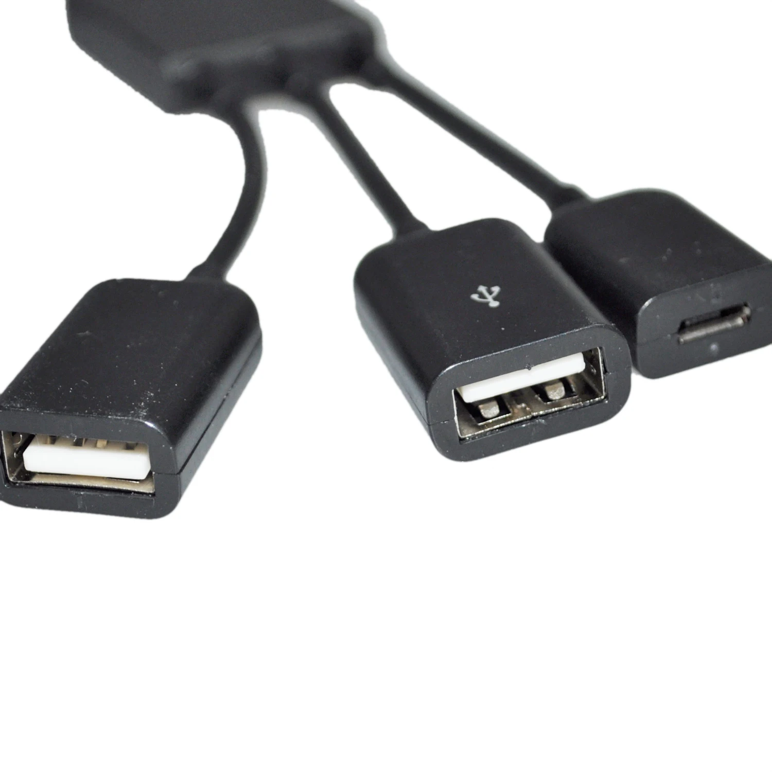 USB 2 0 концентратор сплиттер 3 порта способ микро черный 19 см Новый|usb 2.0 hub|hub splitterusb |