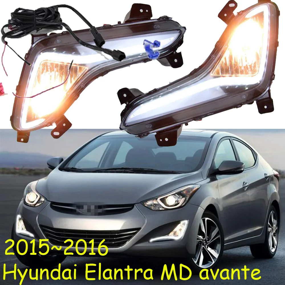 2015 ~ 2017 Elantra MD Дневной светильник tucson ix35 santa fe Бесплатная доставка! акцент