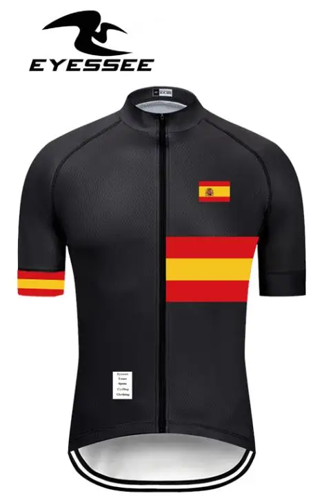 jersey Eyessee pro велосипедная одежда тур по Испании велосипедные майки ropa ciclismo 2 цвета! Летние велосипедные майки с коротким рукавом - Цвет: jersey