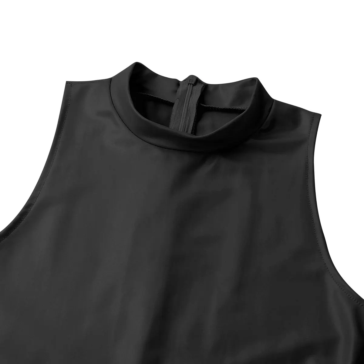 Женский цельный Гладкий Crewneck без рукавов облегающий танковый комбинезон клубный