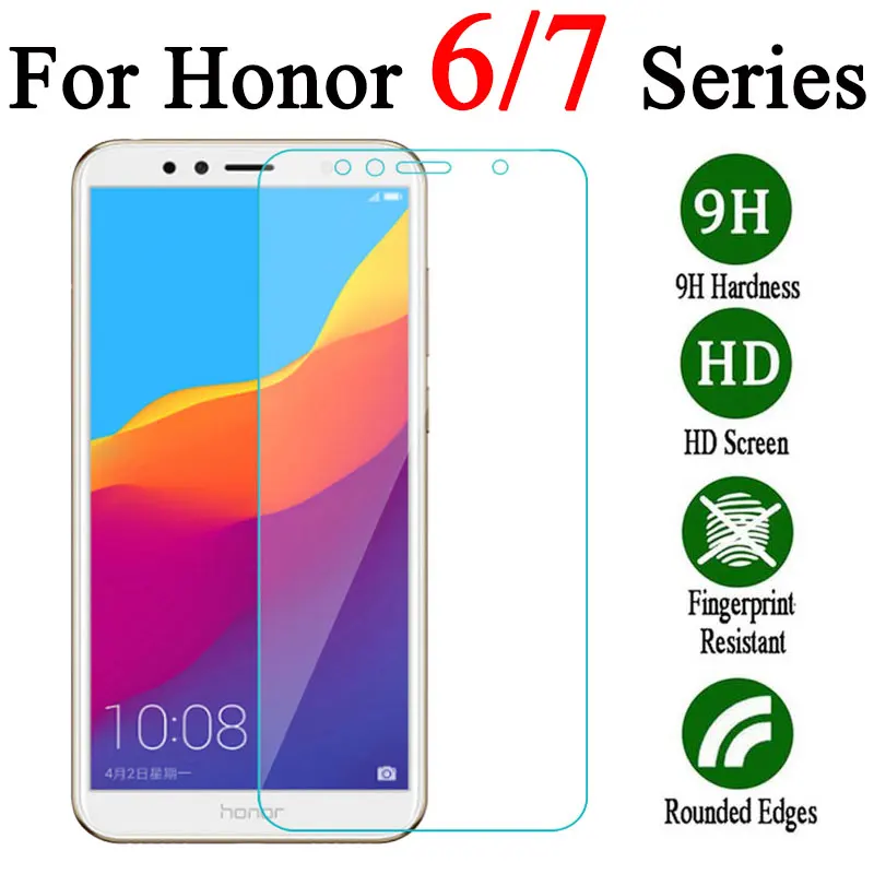 Защитное стекло на huawei Honor 7A 7X 7C Pro 6A 6C 6X Защитная пленка для экрана Tremp закаленная