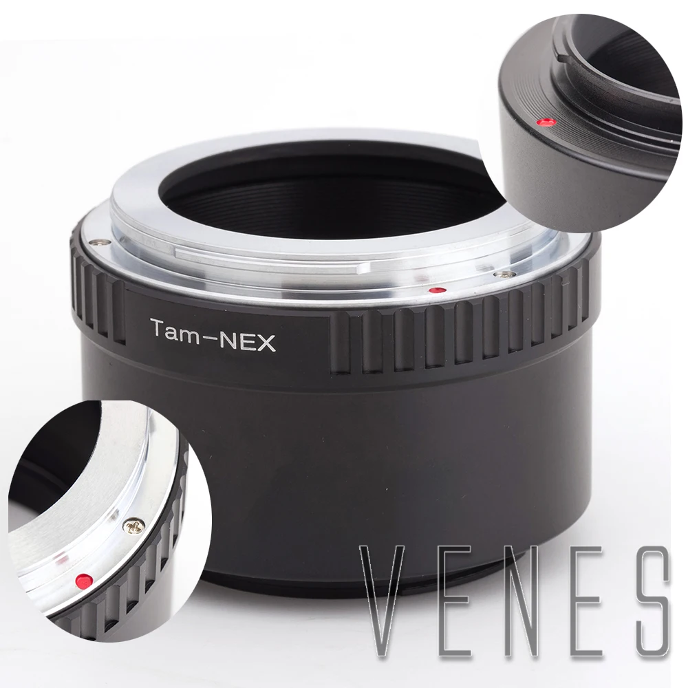 Фото Venes For Tamron-NEX, Lens Adapter Suit For Tamron -NEX to Suit for Sony E Mount NEX For NEX-VG900 NEX-VG30  NEX-6  NEX-7 A5100 №1