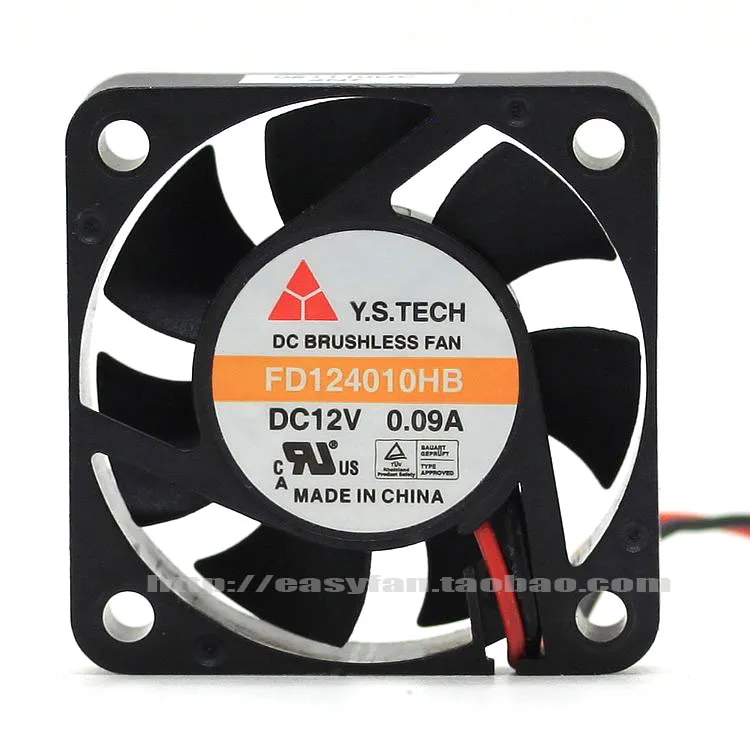 

NEW Y.S.TECH FD124010HB 4010 12V 0.09A 4CM double ball bearing cooling fan