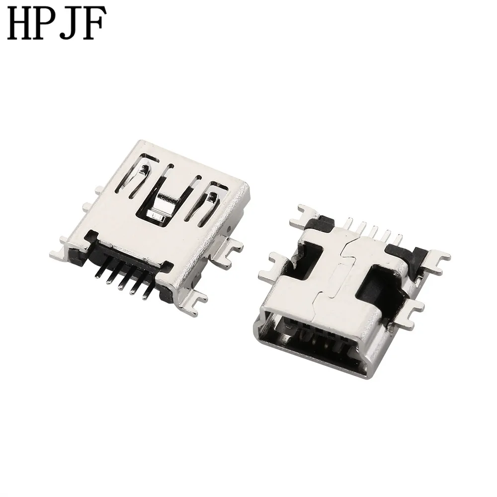 10 шт Мини Тип USB B Женский 5 булавки SMT SMD доска гнездо разъема ПП|connector board|connector
