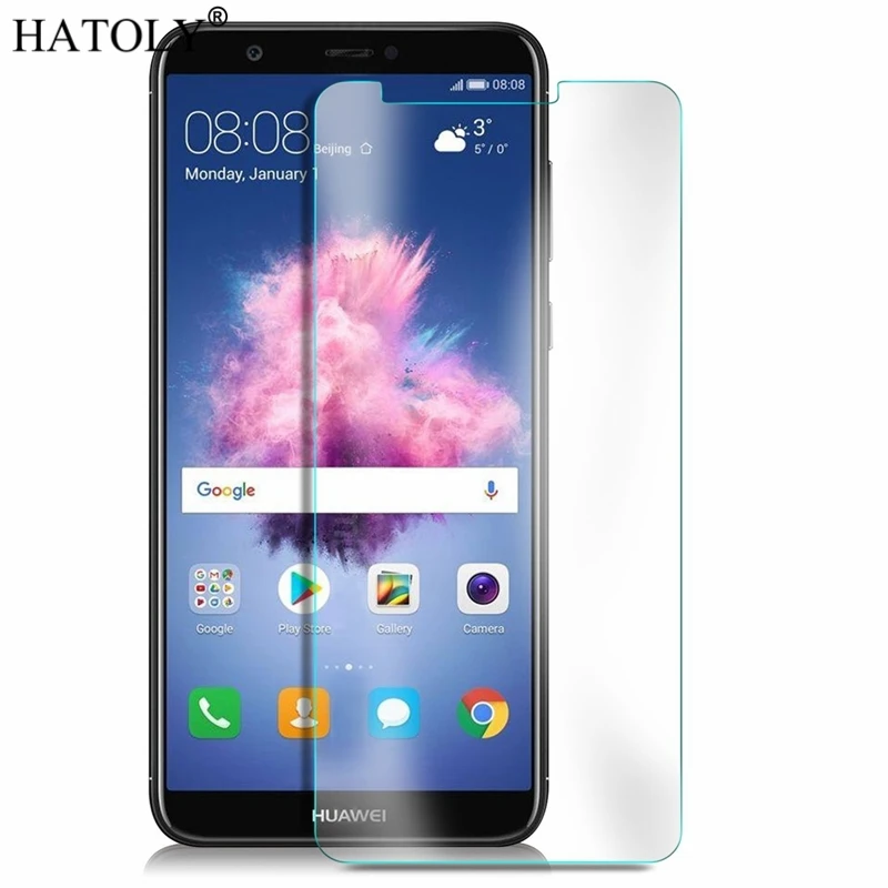 2 шт. закаленное стекло для телефона huawei Y7 Prime 2018 тонкий защитный экран пленка LDN LX2