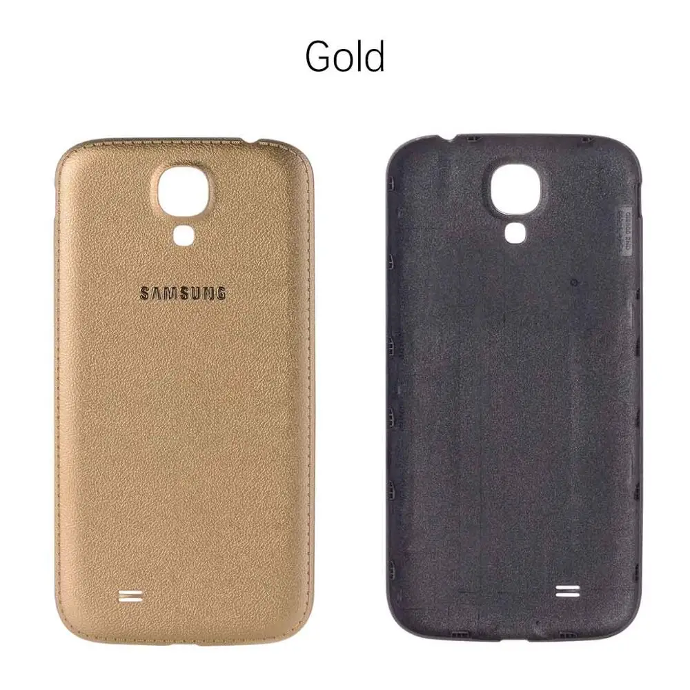 Задняя крышка батареи для Samsung Galaxy S4 i9500 i9505 задняя крышка корпуса батарейного отсека Запасные части - Цвет: Gold