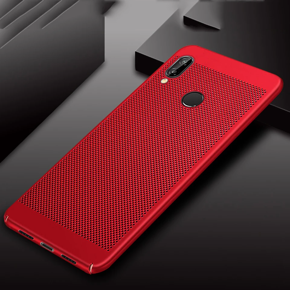 Сетка рассеивания тепла в Пластик чехол для huawei P20 Lite P10 P9 P8 Коврики размеры 9 и 10 Nova