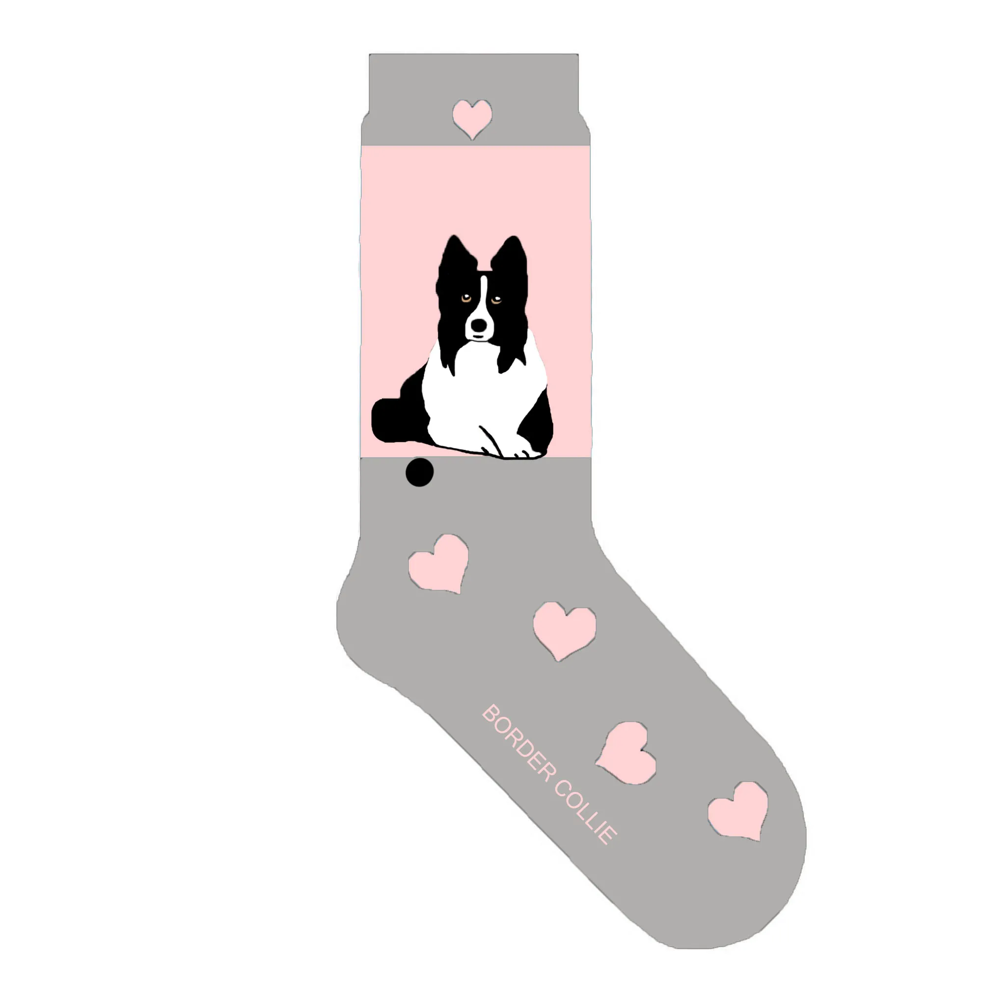 Носки border collie женские хлопковые носки с собачкой mom puppy в подарок 50 пара/лот