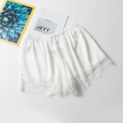 white y31 Модная летняя женская обувь; XL-3XL анти-легкая кружевная уличная одежда с лаконичным дизайном; удобные и сужающаяся к талии Шорты тонкие женские y31 - Цвет: white y31
