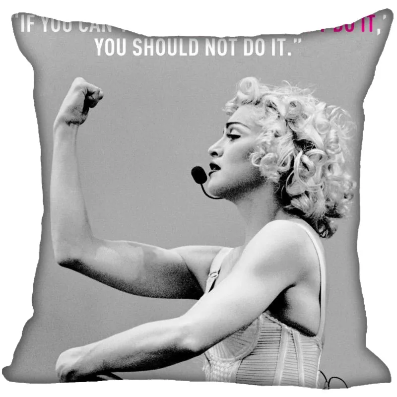 9 Madonna Подушка Чехол для дома декоративный чехол на подушки невидимые молнии Подушка Чехол s 40X40,45X45 см - Цвет: 9