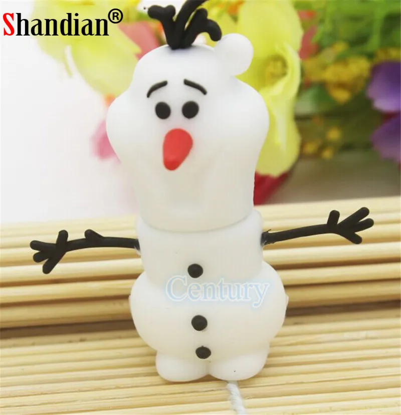 SHANDIAN Мода Эльза Анна Олаф usb флэш-накопитель мультфильм Флешка 8 ГБ 32 ГБ прекрасная девушка флеш-накопитель 16 Гб 64 Гб креативный
