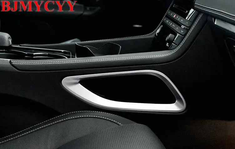 BJMYCYY для Jaguar F Pace pace 2016 2017 ABS хромированный интерьер коробка переключения боковая