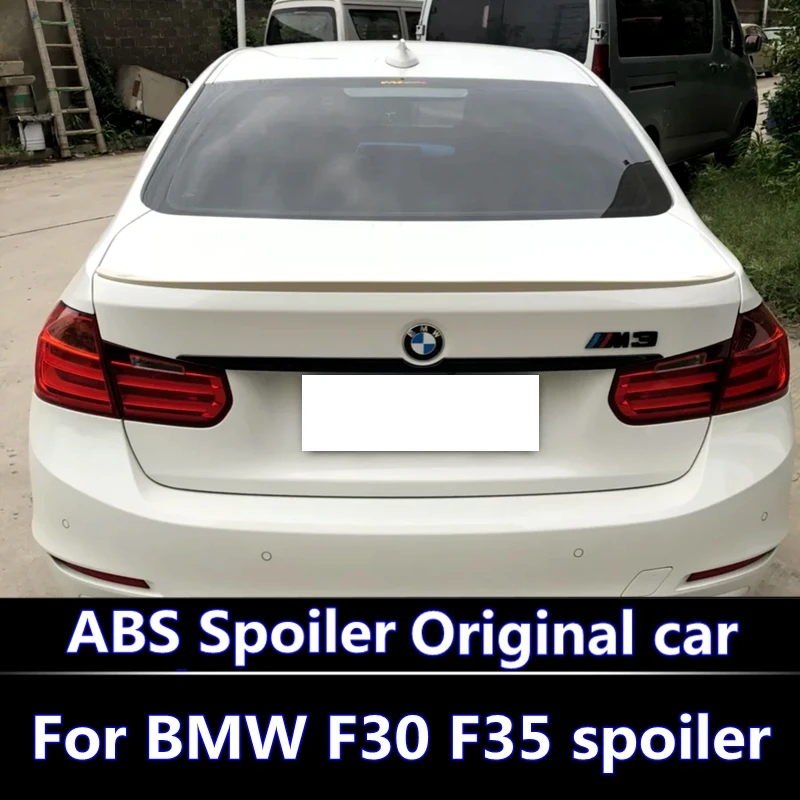 Для BMW F30 F35 M3 спойлер высокого качества ABS Материал заднее крыло автомобиля