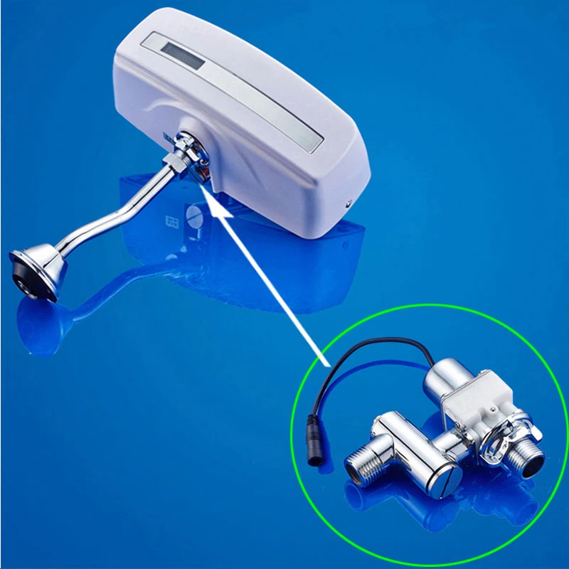 Настенный Туалет автоматические сенсорные писсуары флушер DC/AC писсуар сливной