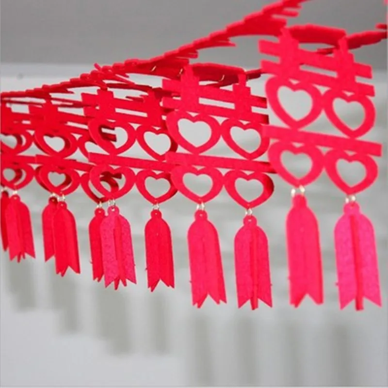 3 м длина гирлянды нетканые ткани благоприятный двойное счастье Свадебные