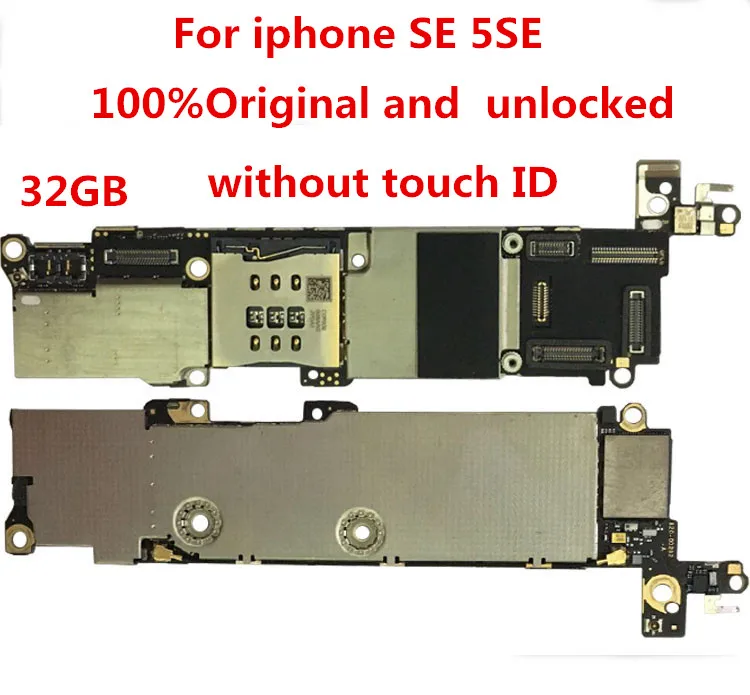 

100% Original Motherboard For iPhone SE 32GB Unlocked and without Touch IDfor iphone 5SE IOS Logic board+TOOL