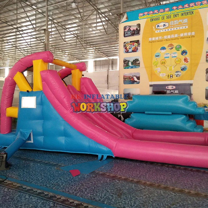 Фабрика KK надувные товары для плавания на заднем дворе мини-водная горка с