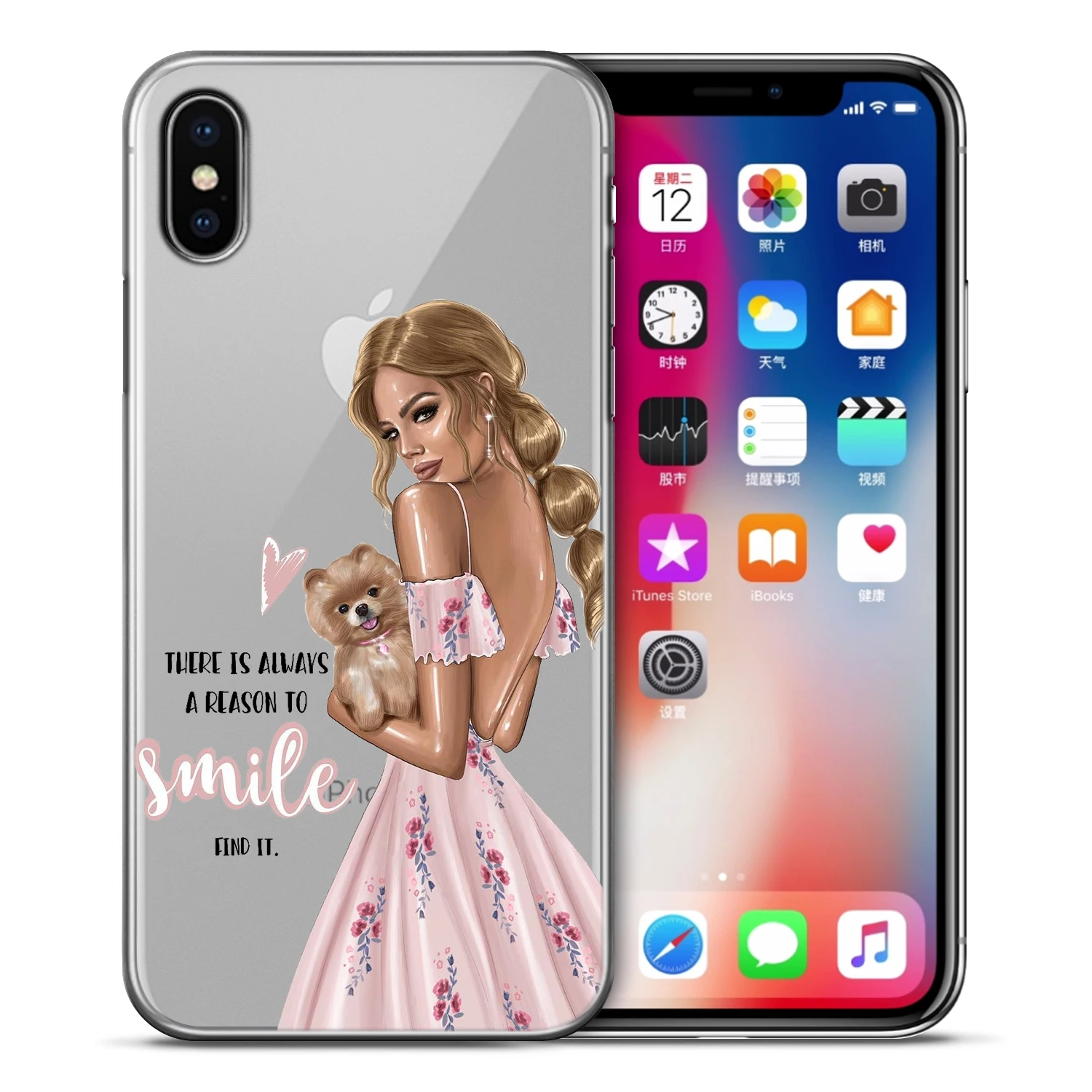 02 Мода для девочек супер мама ребенок папа чехол для телефона для iPhone XS Max XR X 7 6s 8 Plus 5S SE семья мама девочка чехол etui Coque - Цвет: 02