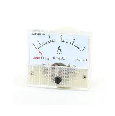 

85L1-A Class 2.5 Accuracy AC 0-5A Analog Panel AMP Meter