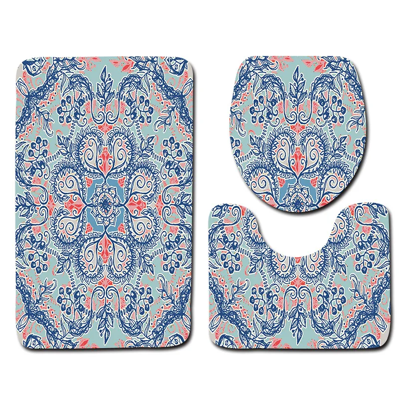 3 шт. нескользящий ковер для унитаза в ванную комнату|Коврик| |